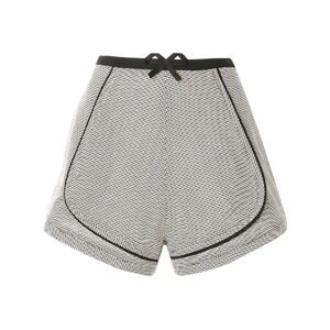Coperni Black White Houndstooth Bow Detail High Waist Shorts Womens Size US 2